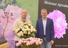 Niels and Dennis Molenaar with Molenaar Agriculture, a company specialized in the production of both peonies and allium